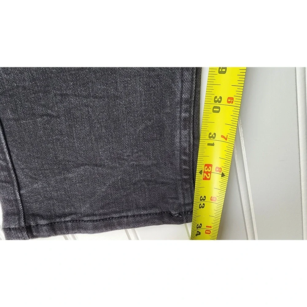 Hollister Stacked Skinny Jeans Mens 28x30 Black Distressed Advanced Stretch